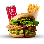 Grilled Halloumi Burger Meal 