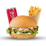 Hot Buttermilk Burger Meal 