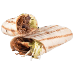 Pulled Beef Brisket Toasted Wrap 