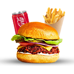 Veggie Deluxe Burger Meal 